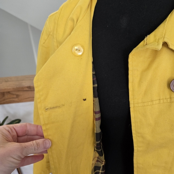 Tulle Peacoat with metal buttons size S - Picture 6 of 7